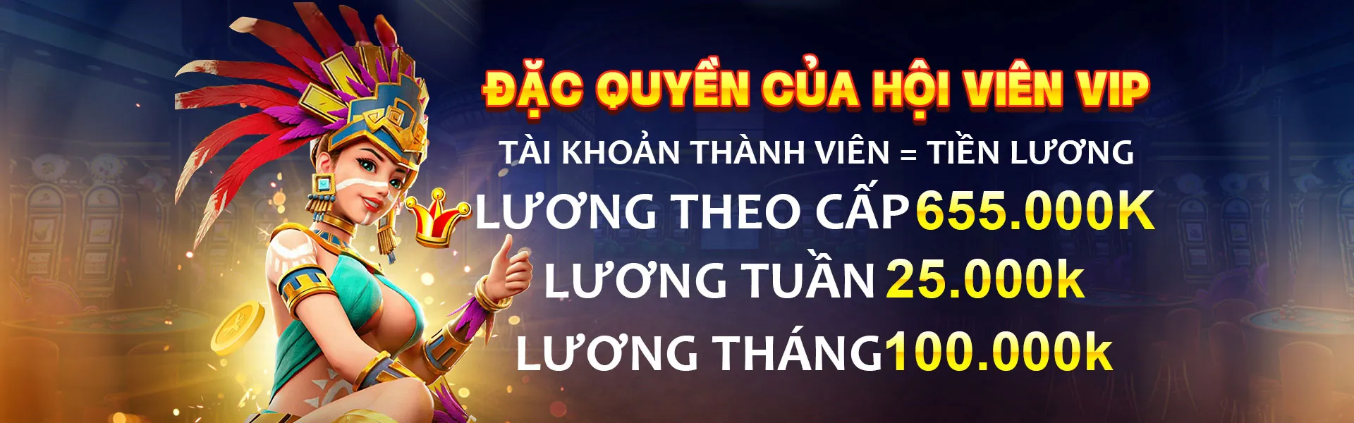 Hình ảnh chào mừng thành viên VIP dp568 với các phần thưởng độc quyền